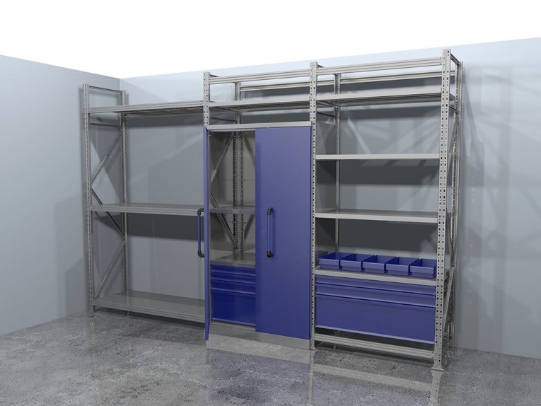 Стеллажная система хранения №3 Гараж купить в Котласе Стеллажная система хранения №3 Гараж купить в Котласе