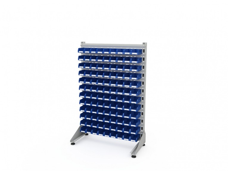 Стеллаж для пластиковых лотков SORTEX односторонний 1500x1000x450.01 купить в Котласе Стеллаж для пластиковых лотков SORTEX односторонний 1500x1000x450.01 купить в Котласе