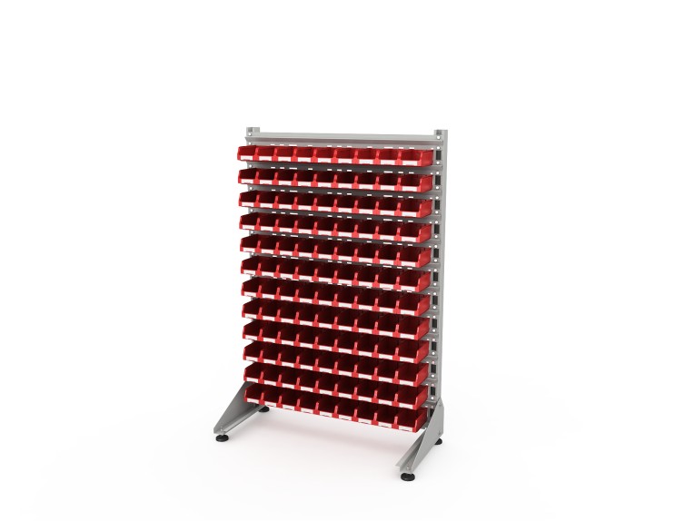 Стеллаж для пластиковых лотков SORTEX односторонний 1500x1000x450.01 купить в Котласе Стеллаж для пластиковых лотков SORTEX односторонний 1500x1000x450.01 купить в Котласе