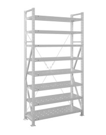 Стеллаж MS U 2000x1000x400 8 полок (200 кг, перф)