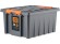 Контейнер особопрочный Rox Box PRO 36 (500х390х250 мм с крышкой и клипсами, антрацит) купить в Котласе