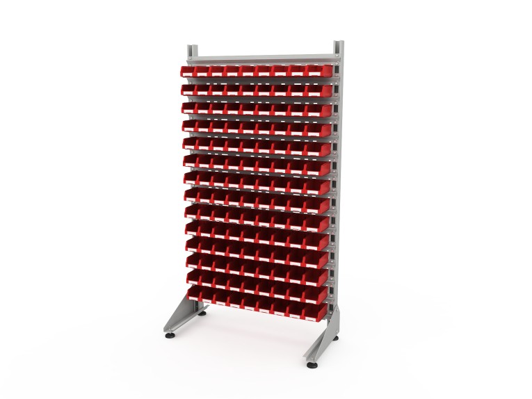 Стеллаж для пластиковых лотков SORTEX односторонний 1800x1000x450.01 купить в Котласе Стеллаж для пластиковых лотков SORTEX односторонний 1800x1000x450.01 купить в Котласе