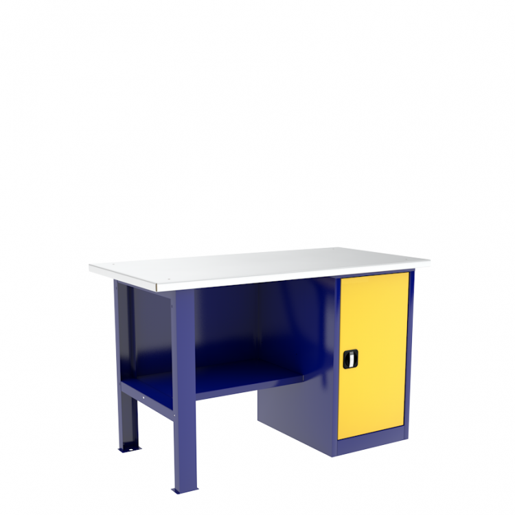 Однотумбовый слесарный верстак ВП-2/1,2 купить в Котласе Однотумбовый слесарный верстак ВП-2/1,2 купить в Котласе