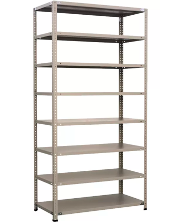 Стеллаж металлический Титан МС-750 2500x700x600 8 полок купить в Котласе