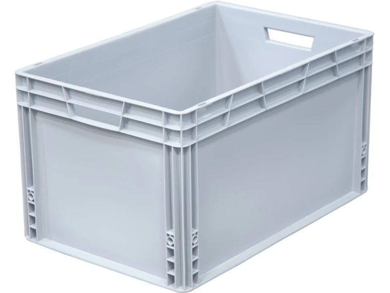 Ящик 600х400х320 сплошной, усиленное дно, цв. серый купить в Котласе
