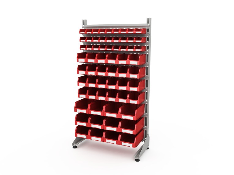 Стеллаж для пластиковых лотков SORTEX односторонний 1800x1000x450.05 купить в Котласе Стеллаж для пластиковых лотков SORTEX односторонний 1800x1000x450.05 купить в Котласе