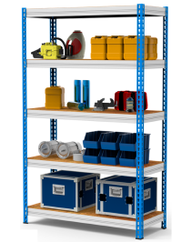 Стеллаж металлический МКФ 2000х1820х910 5 полок Стеллаж металлический МКФ 2000х1820х910 5 полок