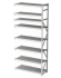 Дополнительная секция MS Profi 2500x1200x400 8 полок купить в Котласе