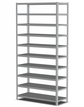 Стеллаж MS Standart 1850х1000х300 10 полок купить в Котласе