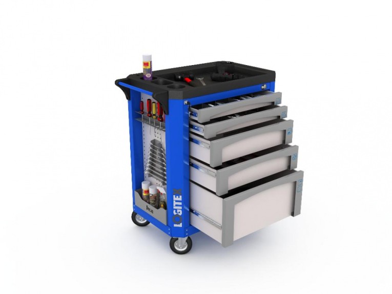 Тумба LOGITEX 5 с системой блокировки ящиков купить в Котласе