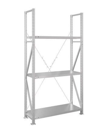 Стеллаж MS U 3000x700x500 3 полки (400 кг, металл) купить в Котласе