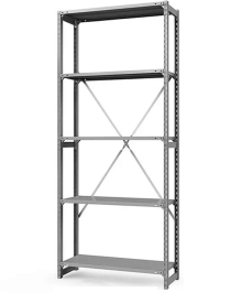 Стеллаж ТСУ 1800x700x500 5 полок (150 кг, перф)