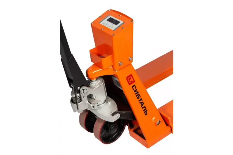 Гидравлическая тележка (рокла) ACR-ES c весами, 2,5 т, Вилы: 1150 Х 550, СибТаль, полиуретановые колеса купить в Котласе Гидравлическая тележка (рокла) ACR-ES c весами, 2,5 т, Вилы: 1150 Х 550, СибТаль, полиуретановые колеса купить в Котласе